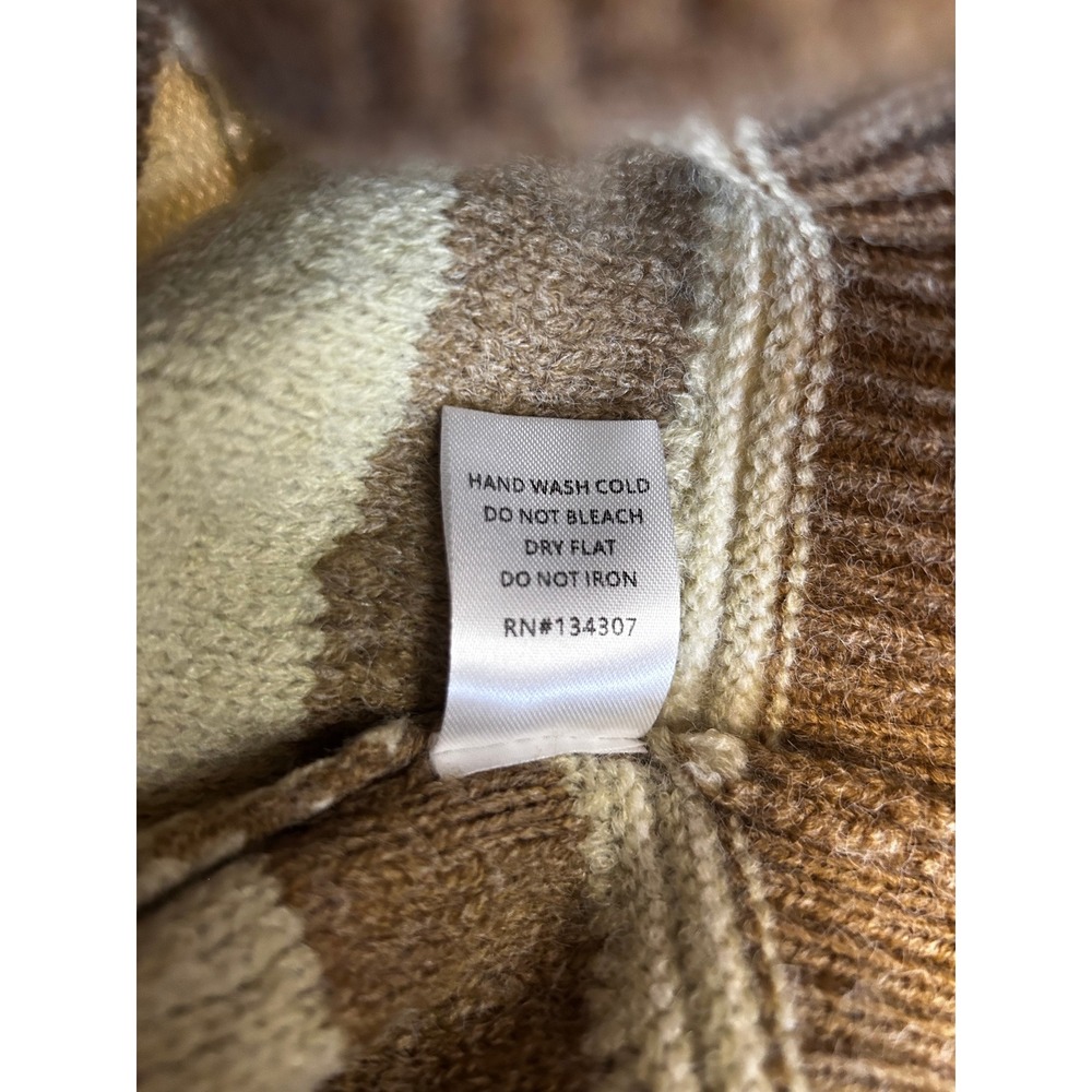 BALTIC BORN Striped Knit Sweater Pullover Long Sleeve Women's XL Cozy Warm - Picture 6 of 6